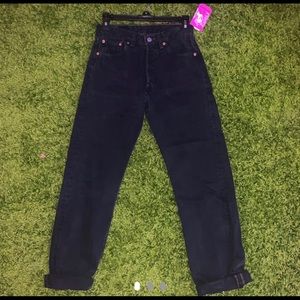 Black Levi 501 jeans
